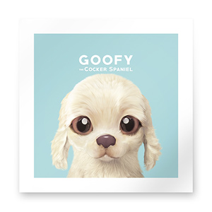 Goofy the Cocker Spaniel Art Print