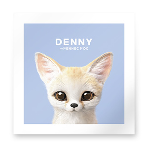 Denny the Fennec fox Art Print