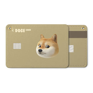 Doge the Shiba Inu (GOLD ver.) Face Card Holder