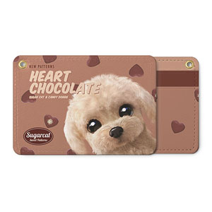 Renata the Poodle’s Heart Chocolate New Patterns Card Holder