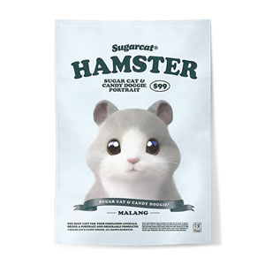 Malang the Hamster New Retro Fabric Poster