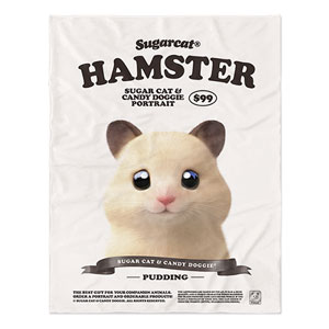 Pudding the Hamster New Retro Soft Blanket